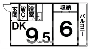 カリフビル【3階】の間取り